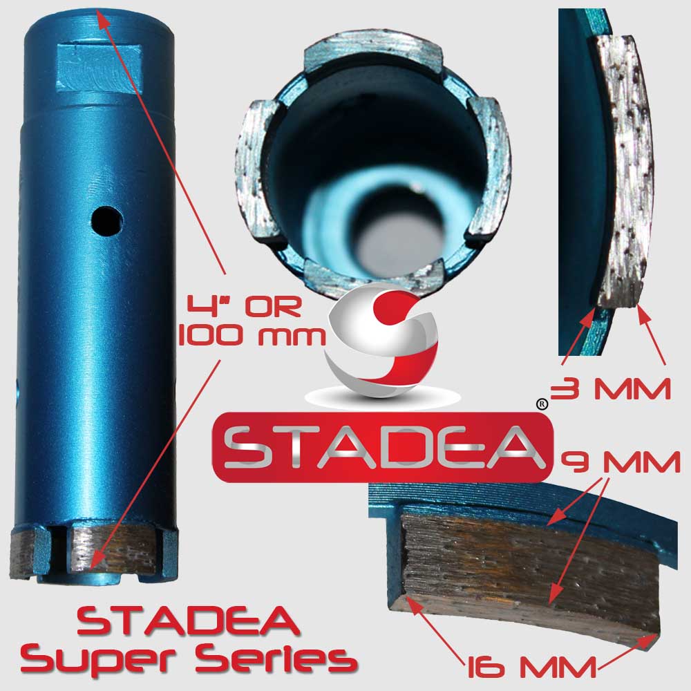 Stadea Diamond Hole Saw Core Drill Bits - Series Spr A